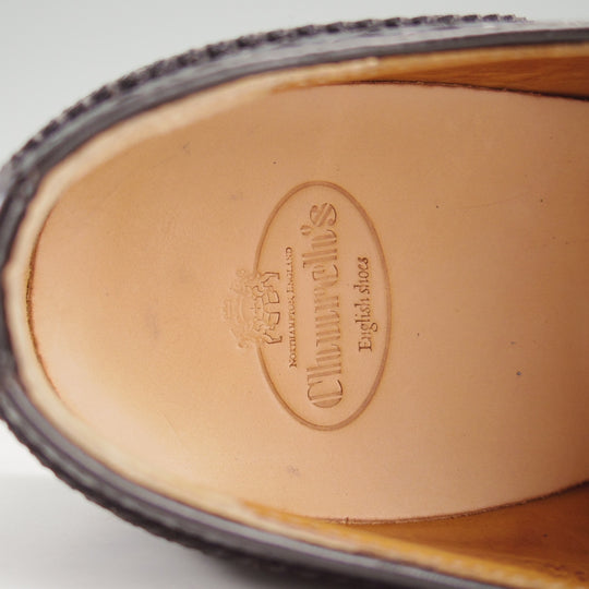 極美品★チャーチ(レディース) SIZE 36【定価￥176,000-★バーウッド/BURWOOD WG】ポリッシュドバインダーカーフ/黒/Church's★o145