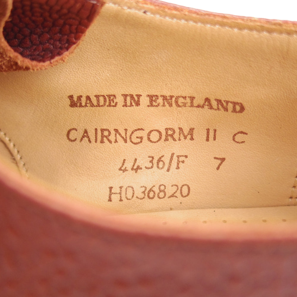 美品★(英)チーニー 7F【定価￥99,000-★ケンゴン/CAIRNGORM 2C/ヴェルトショーン製法】ストレートチップ/赤茶/メンズ/CHEANEY★o688