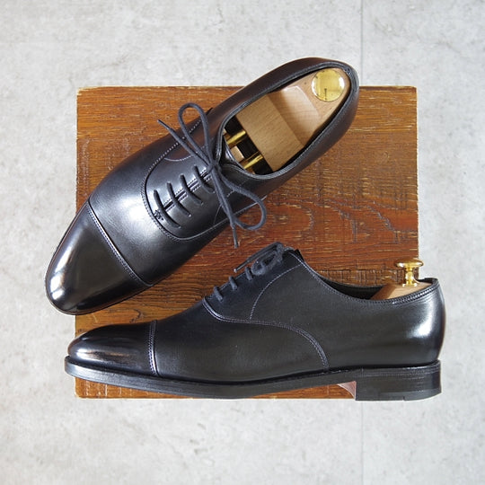 美品★ジョンロブ 5.5E【定価￥228,800-★CITY 2/シティ/7000ラスト】ストレートチップ/カーフ/黒/メンズ/JOHN LOBB★n661