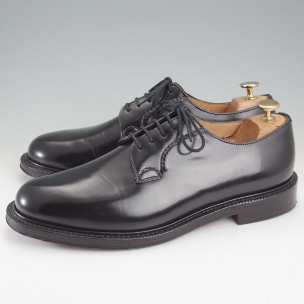 極美品★チャーチ 80F/UK8【定価￥181,500-★SHANNON/シャノン】103ラスト/プレーントゥ/黒/メンズ/Church's★n651