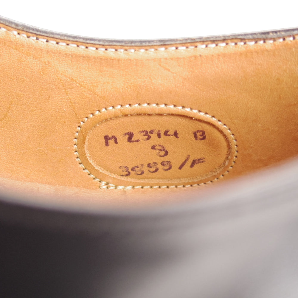 極美品★(英)チーニー 8F【貴重★ユナイテッドアローズ別注/ストレートチップ/3888ラスト】カーフ/黒/メンズ/CHEANEY★o146