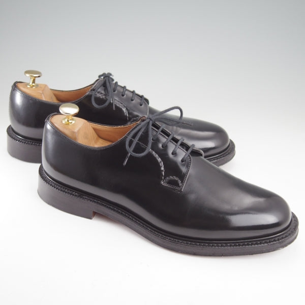 極美品★チャーチ 80F/UK8【定価￥181,500-★SHANNON/シャノン】103ラスト/プレーントゥ/黒/メンズ/Church's★n651