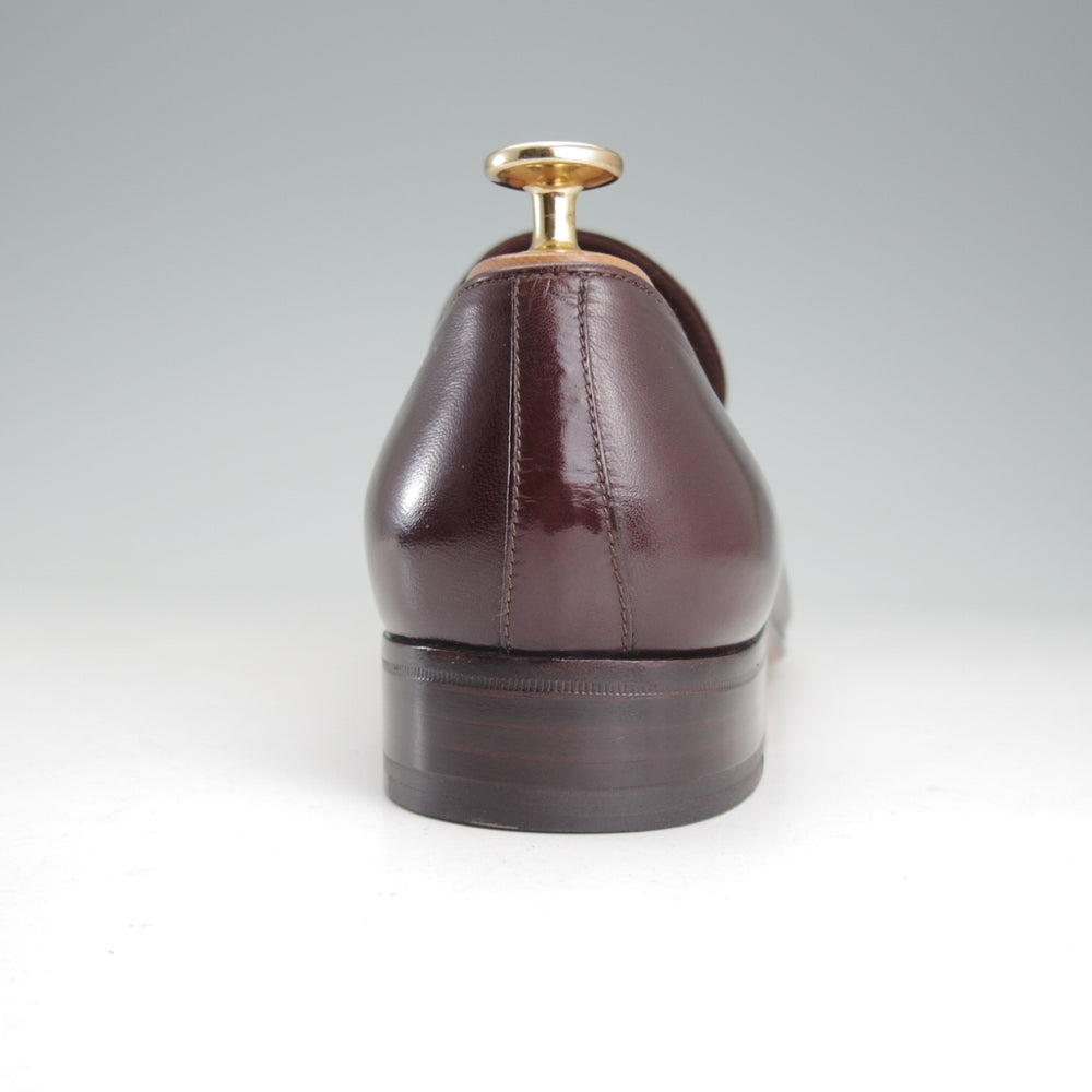 未使用★(伊)タニノクリスチー SIZE 6【デッドストック品★ビットローファー/濃茶】スリッポン/カーフ/メンズ/TANINO CRISCI★p259