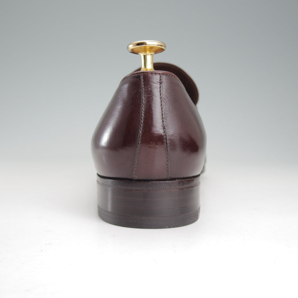 未使用★(伊)タニノクリスチー SIZE 6【デッドストック品★ビットローファー/濃茶】スリッポン/カーフ/メンズ/TANINO CRISCI★p259