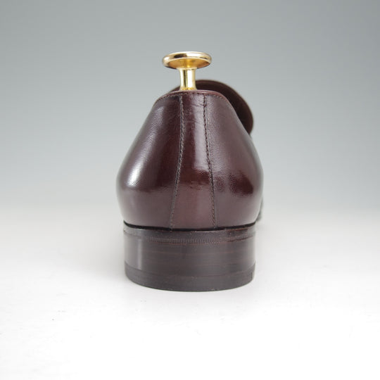 未使用★(伊)タニノクリスチー SIZE 6【デッドストック品★ビットローファー/濃茶】スリッポン/カーフ/メンズ/TANINO CRISCI★p259