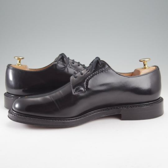 極美品★チャーチ 80F/UK8【定価￥181,500-★SHANNON/シャノン】103ラスト/プレーントゥ/黒/メンズ/Church's★n651