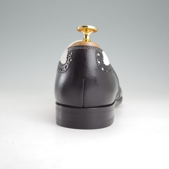 未使用★Iugen/イウゲン SIZE 6.5【定価￥44,000-★ローファー/IG202】スリッポン/カーフ×グレインレザー/黒×白/メンズ★o147