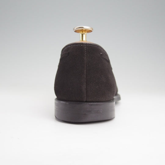 極上★クロケット&ジョーンズ 6.5E【定価￥121,000-★CAVENDISH 3/キャベンディッシュ3】タッセルローファー/375ラスト/スエード/黒★n652