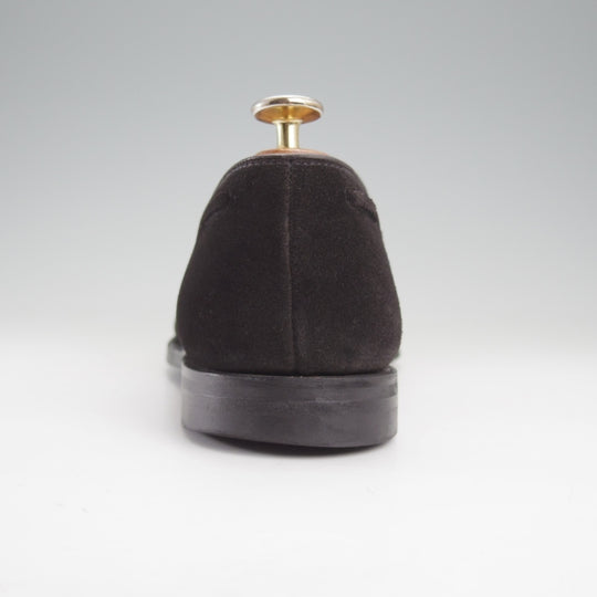 極上★クロケット&ジョーンズ 6.5E【定価￥121,000-★CAVENDISH 3/キャベンディッシュ3】タッセルローファー/375ラスト/スエード/黒★n652