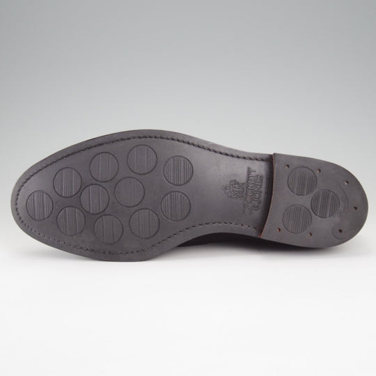 極上★クロケット&ジョーンズ 6.5E【定価￥121,000-★CAVENDISH 3/キャベンディッシュ3】タッセルローファー/375ラスト/スエード/黒★n652