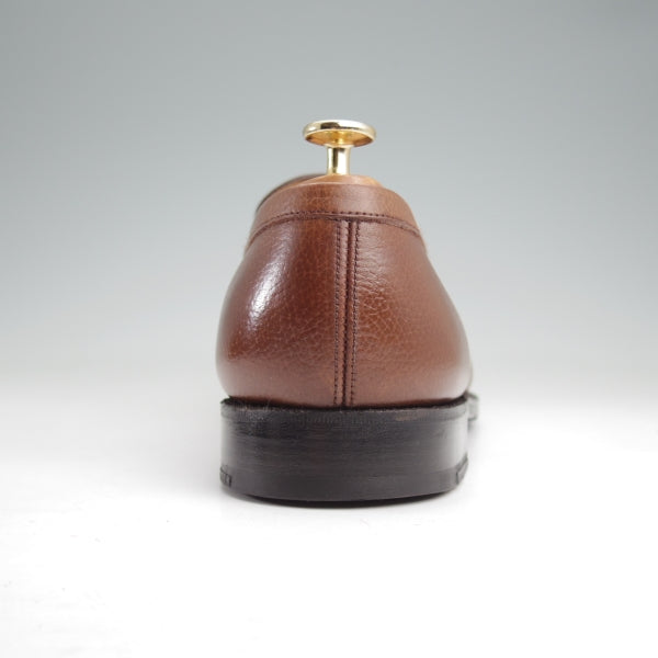 極美品★J.M.ウエストン 9.5E【現行定価￥156,200-★180/コインローファー】41ラスト/チェルケス/シボ革/茶/Weston/ウェストン★n139