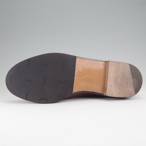 極美品★J.M.ウエストン 9.5E【現行定価￥156,200-★180/コインローファー】41ラスト/チェルケス/シボ革/茶/Weston/ウェストン★n139