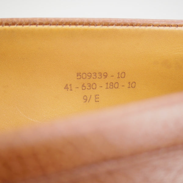 極美品★J.M.ウエストン 9.5E【現行定価￥156,200-★180/コインローファー】41ラスト/チェルケス/シボ革/茶/Weston/ウェストン★n139