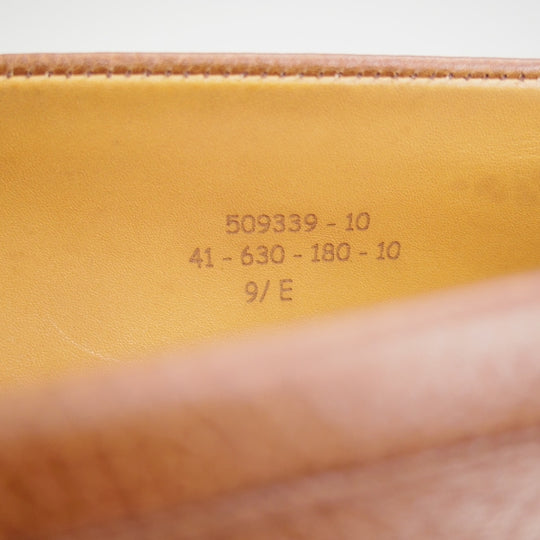 極美品★J.M.ウエストン 9.5E【現行定価￥156,200-★180/コインローファー】41ラスト/チェルケス/シボ革/茶/Weston/ウェストン★n139