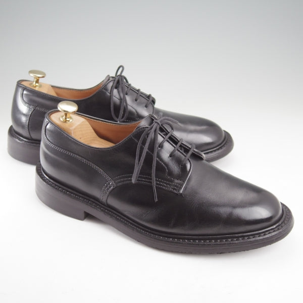 極上★トリッカーズ SIZE 7.5【定価￥132,000-★ダイナイトソール/Woodstock/5636】プレーントゥ/カントリーシューズ/黒/Tricker's★n653