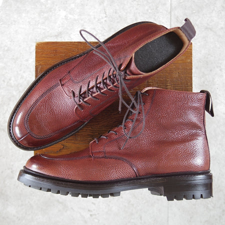 極美品★(英)チーニー 8F【コマンドソール仕様★RICHMOND ALT/リッチモンド】12508ラスト/ブーツ/グレインレザー/赤茶/CHEANEY★o698