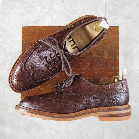 極上★トリッカーズ SIZE 7【現行定価13万円以上★コマンドソール/BOURTON REVIVAL】M7346/カントリーシューズ/濃茶/Tricker's★o699