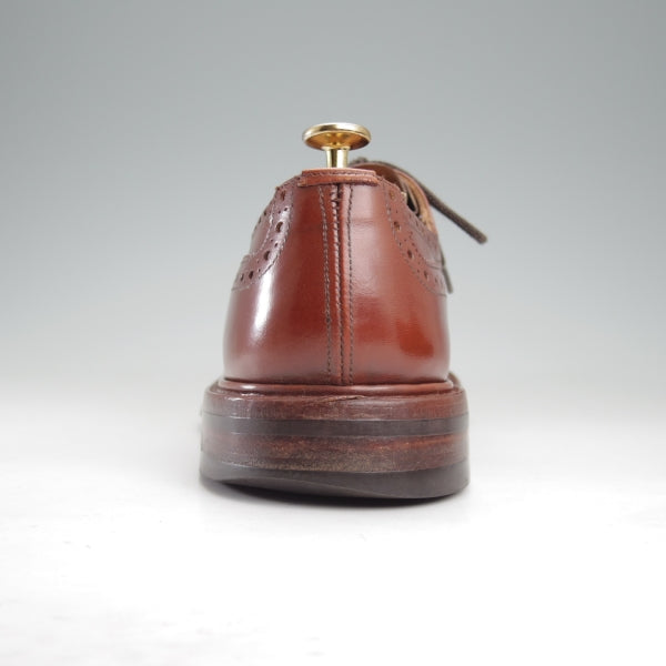 ★トリッカーズ SIZE 7.5【定価￥132,000-★ダイナイトソール/BOURTON/マロンアンティーク】バートン/M5633/カーフ/茶/Tricker's★n654