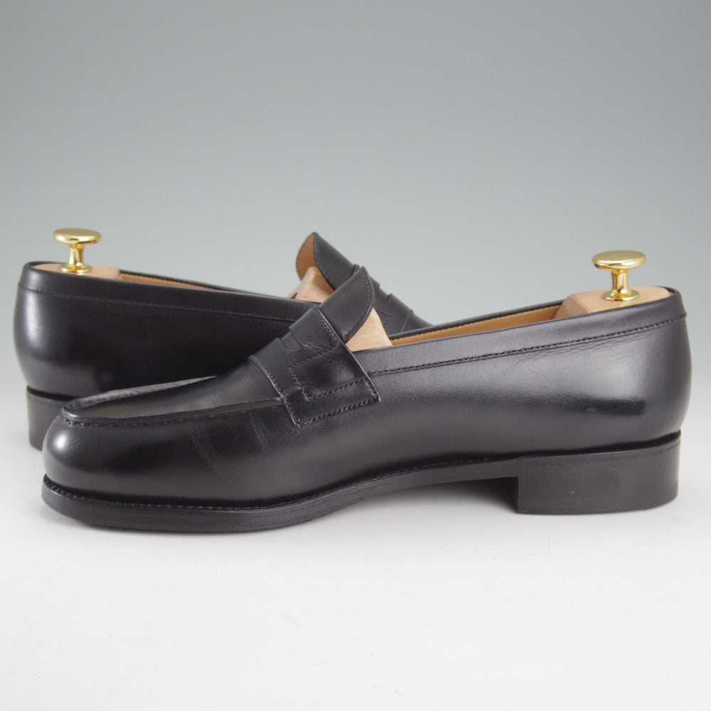 美品★J.M.ウエストン 6C【定価￥165,000-★180/コインローファー】41ラスト/ボックスカーフ/黒/メンズ/Weston/ウェストン★p263