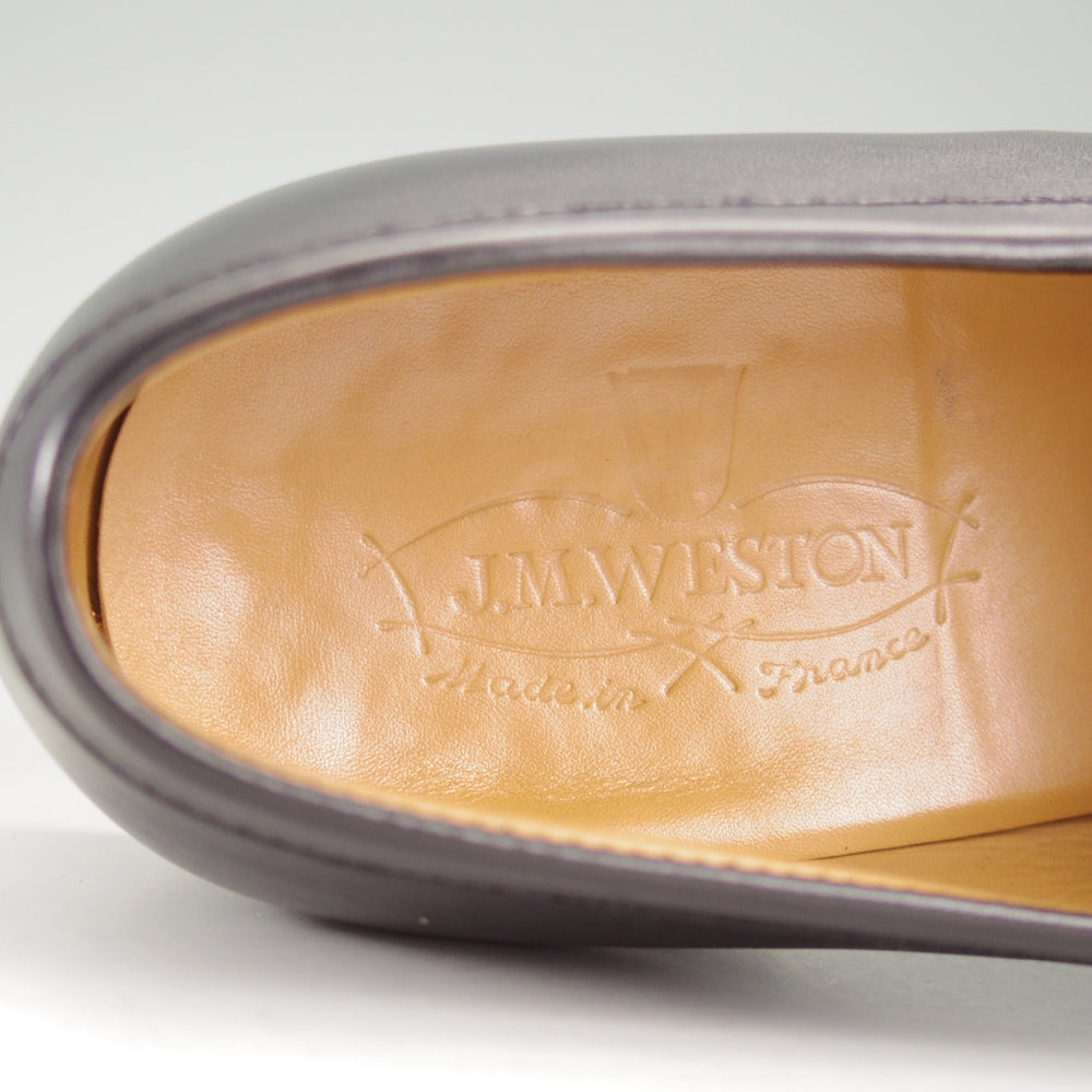 美品★J.M.ウエストン 6C【定価￥165,000-★180/コインローファー】41ラスト/ボックスカーフ/黒/メンズ/Weston/ウェストン★p263