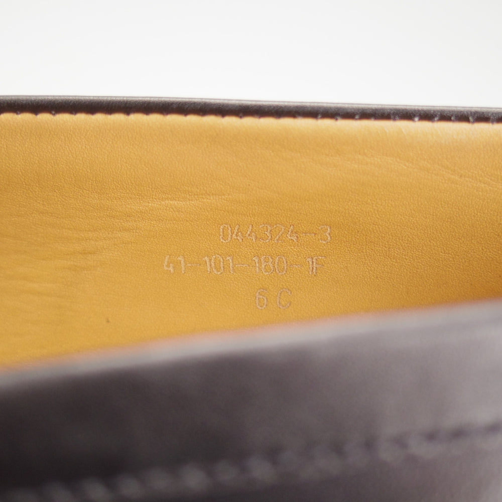 美品★J.M.ウエストン 6C【定価￥165,000-★180/コインローファー】41ラスト/ボックスカーフ/黒/メンズ/Weston/ウェストン★p263
