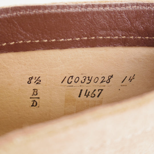 美品★オールデン 8.5D【現行定価17万円以上★チャッカブーツ/1467】バリーラスト/スエード/薄茶/メンズ/ALDEN★o150