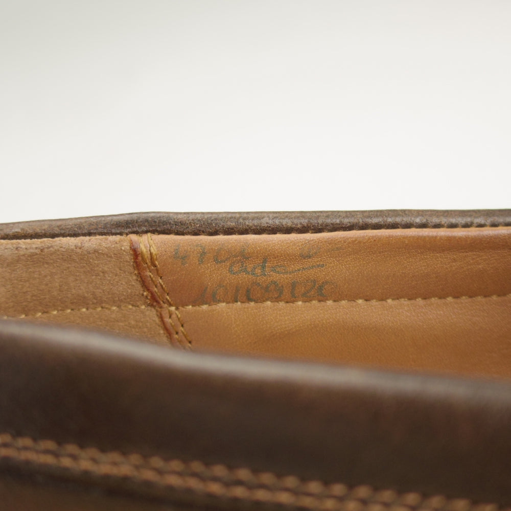 極上★(独)ハインリッヒ・ディンケラッカー SIZE 6.5【貴重★茶系コードバン/Wien】コインローファー/メンズ/Heinrich Dinkelacker★p235