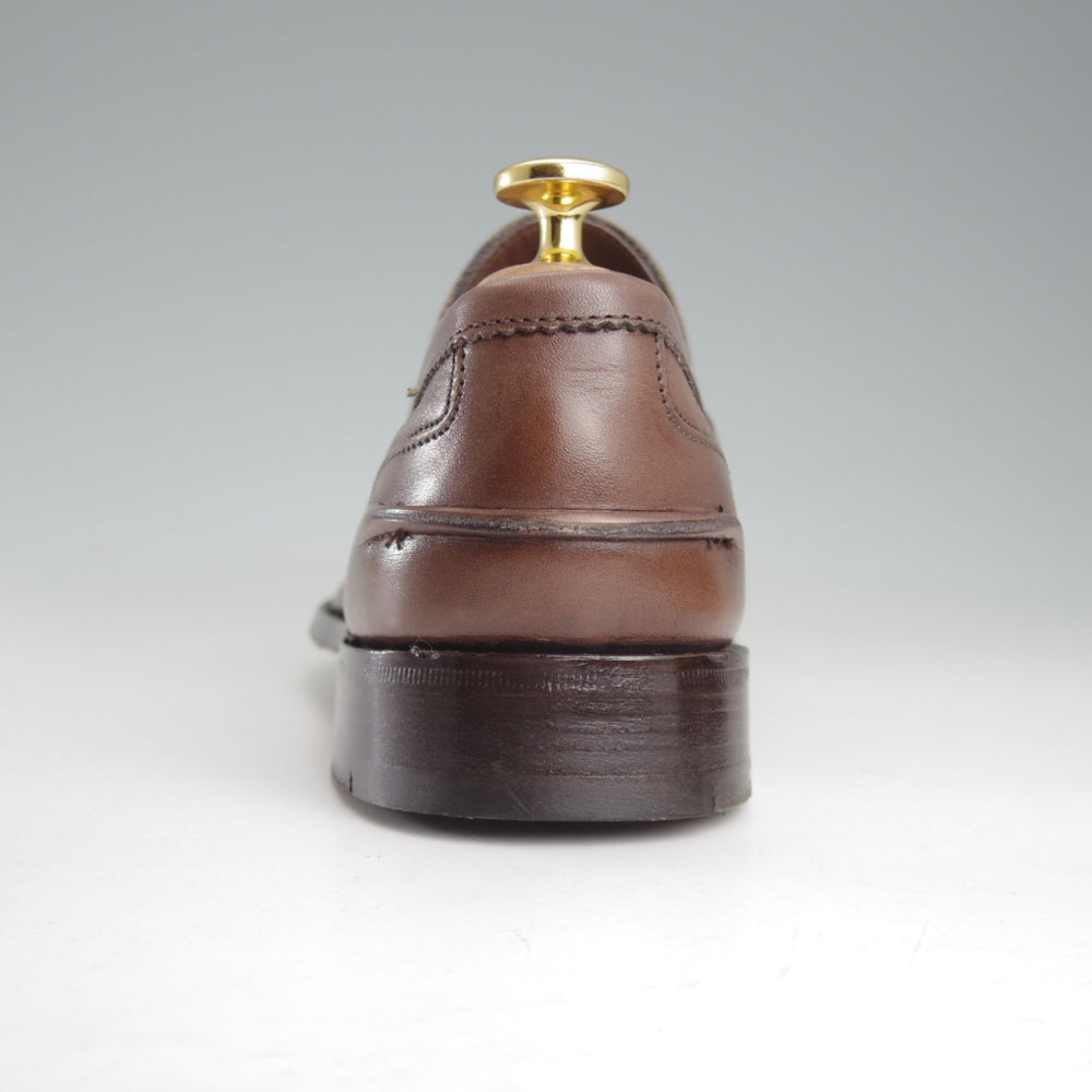 極美品★トリッカーズ SIZE 5.5【現行定価10万円以上★コインローファー/M7825】カーフ/COFFEE BURNISHED/濃茶/メンズ/Tricker's★o694
