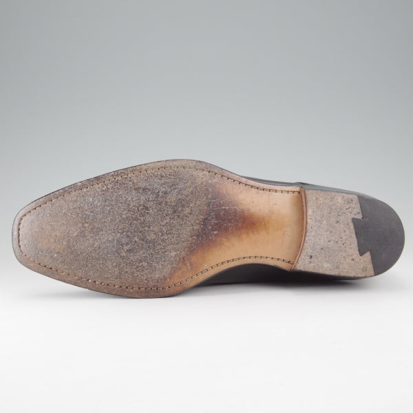 極上★Perfetto/ペルフェット SIZE 7.5【グッドイヤーウェルテッド製法★ZERBINO別注/ダブルモンク】カーフ/黒/メンズ★n655