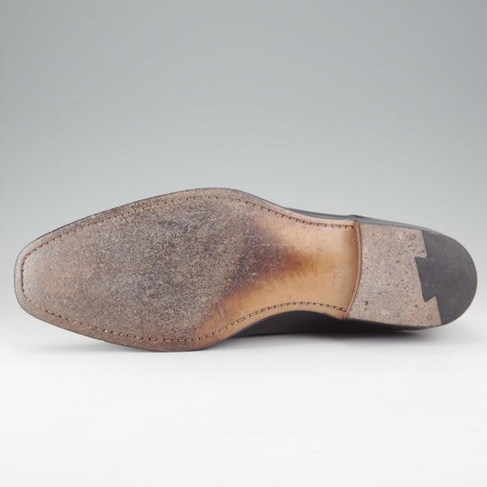 極上★Perfetto/ペルフェット SIZE 7.5【グッドイヤーウェルテッド製法★ZERBINO別注/ダブルモンク】カーフ/黒/メンズ★n655