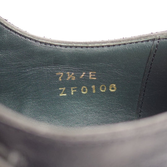 極上★Perfetto/ペルフェット SIZE 7.5【グッドイヤーウェルテッド製法★ZERBINO別注/ダブルモンク】カーフ/黒/メンズ★n655