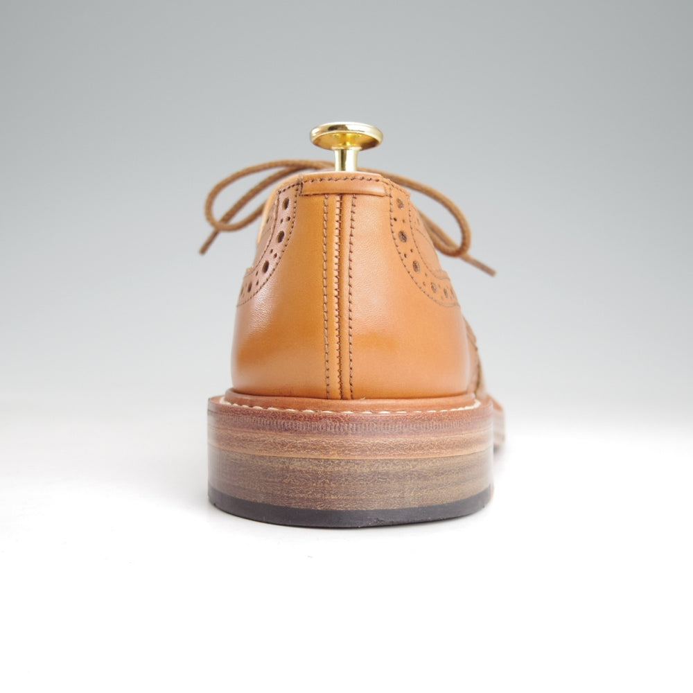 使用数回★トリッカーズ SIZE 8【定価￥132,000-★BOURTON/エイコンアンティーク】バートン/M5633/カントリーシューズ/薄茶/メンズ★o151