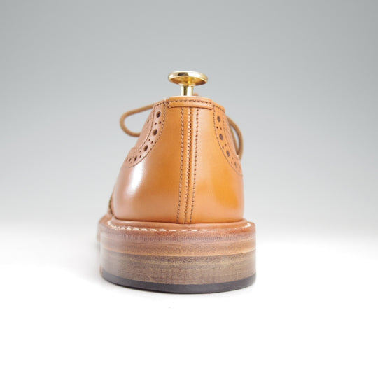 使用数回★トリッカーズ SIZE 8【定価￥132,000-★BOURTON/エイコンアンティーク】バートン/M5633/カントリーシューズ/薄茶/メンズ★o151