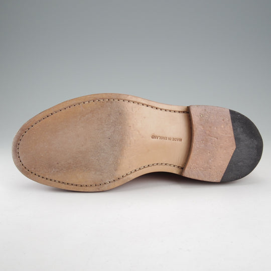 使用数回★トリッカーズ SIZE 8【定価￥132,000-★BOURTON/エイコンアンティーク】バートン/M5633/カントリーシューズ/薄茶/メンズ★o151