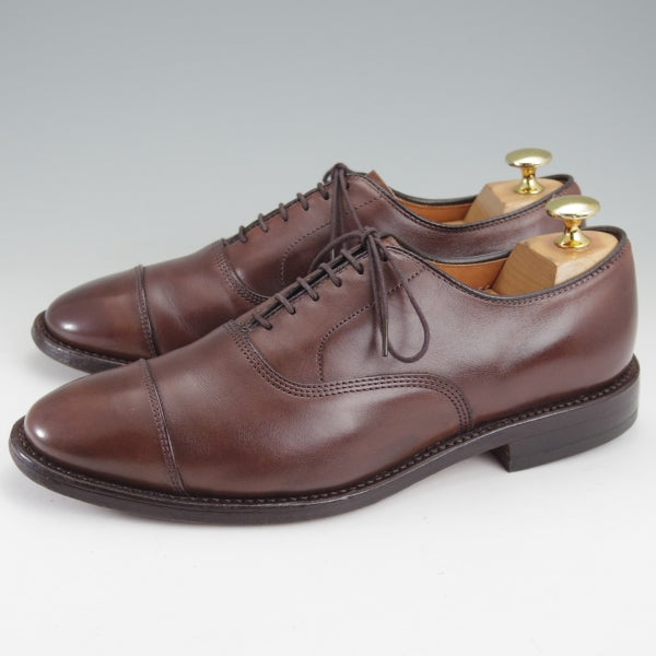 ★(米)アレンエドモンズ 6D【現行定価￥132,000-★Park Avenue/パークアベニュー】ストレートチップ/濃茶/ALLEN EDMONDS★n656