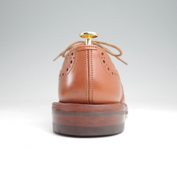 極美品★トリッカーズ SIZE 8.5【定価￥132,000-★ダイナイトソール/BOURTON/シーシェイド】バートン/M5633/カーフ/茶/Tricker's★n142