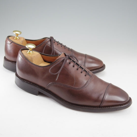 ★(米)アレンエドモンズ 6D【現行定価￥132,000-★Park Avenue/パークアベニュー】ストレートチップ/濃茶/ALLEN EDMONDS★n656