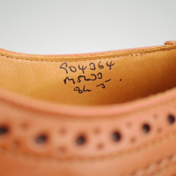 極美品★トリッカーズ SIZE 8.5【定価￥132,000-★ダイナイトソール/BOURTON/シーシェイド】バートン/M5633/カーフ/茶/Tricker's★n142