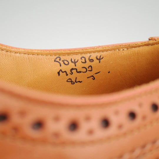 極美品★トリッカーズ SIZE 8.5【定価￥132,000-★ダイナイトソール/BOURTON/シーシェイド】バートン/M5633/カーフ/茶/Tricker's★n142