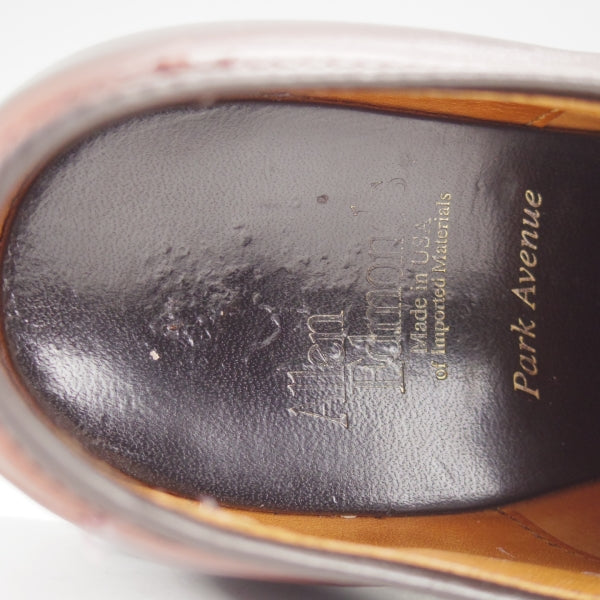 ★(米)アレンエドモンズ 6D【現行定価￥132,000-★Park Avenue/パークアベニュー】ストレートチップ/濃茶/ALLEN EDMONDS★n656