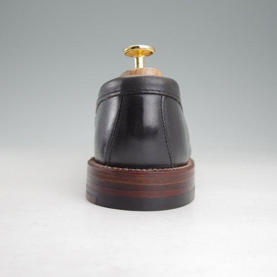 ほぼ試着程度★オールデン 7.5D【現行定価17万円以上★クロムエクセルレザー仕様/N5203F】コインローファー/ヴァンラスト/紺/ALDEN★o152