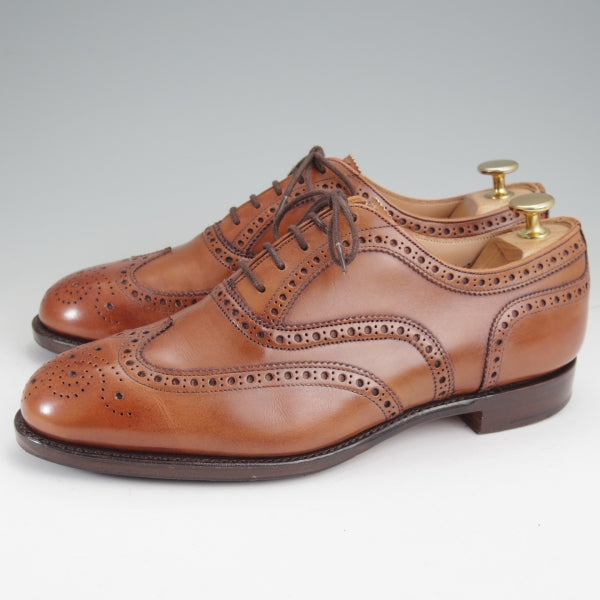 極上★(英)チーニー 6G【定価￥82,500-★ARTHUR 3/アーサー/125ラスト】フルブローグ/カーフ/DARK LEAF BURNISHED/茶/CHEANEY★n143