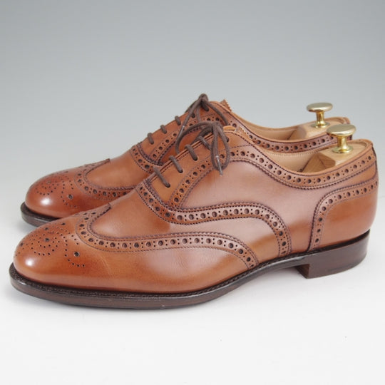 極上★(英)チーニー 6G【定価￥82,500-★ARTHUR 3/アーサー/125ラスト】フルブローグ/カーフ/DARK LEAF BURNISHED/茶/CHEANEY★n143