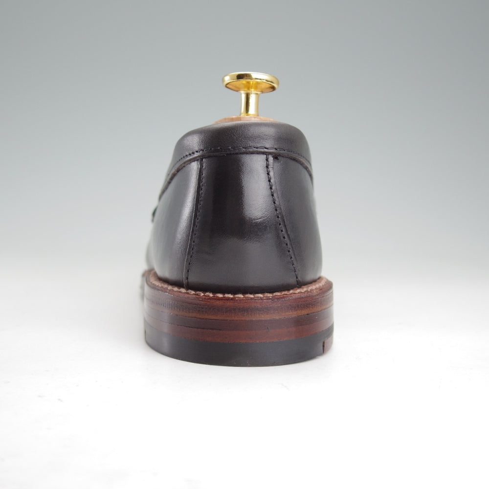 ほぼ試着程度★オールデン 7.5D【現行定価17万円以上★クロムエクセルレザー仕様/N5203F】コインローファー/ヴァンラスト/紺/ALDEN★o152