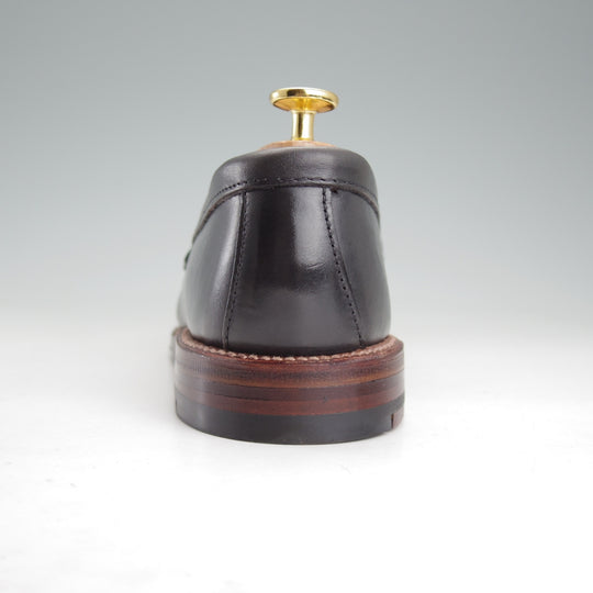 ほぼ試着程度★オールデン 7.5D【現行定価17万円以上★クロムエクセルレザー仕様/N5203F】コインローファー/ヴァンラスト/紺/ALDEN★o152