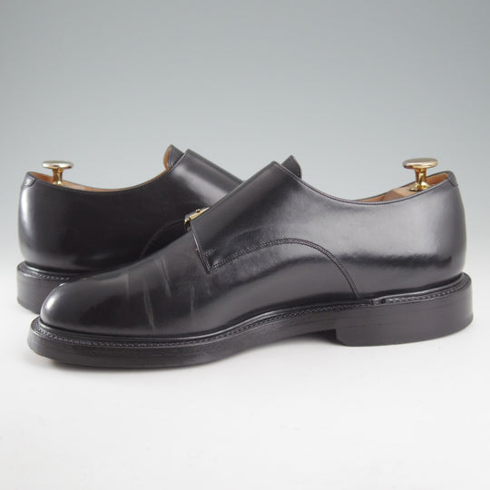 極上★CALMANTHOLOGY/カルマンソロジー SIZE 6.5【定価￥108,900-★ダブルモンク/A6674】CLAYNWAX/黒/メンズ★o696