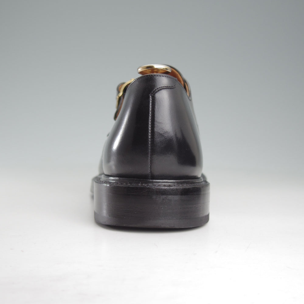 極上★CALMANTHOLOGY/カルマンソロジー SIZE 6.5【定価￥108,900-★ダブルモンク/A6674】CLAYNWAX/黒/メンズ★o696