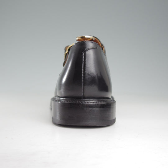 極上★CALMANTHOLOGY/カルマンソロジー SIZE 6.5【定価￥108,900-★ダブルモンク/A6674】CLAYNWAX/黒/メンズ★o696