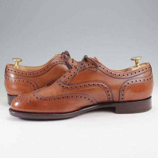 極上★(英)チーニー 6G【定価￥82,500-★ARTHUR 3/アーサー/125ラスト】フルブローグ/カーフ/DARK LEAF BURNISHED/茶/CHEANEY★n143