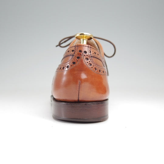 極上★(英)チーニー 6G【定価￥82,500-★ARTHUR 3/アーサー/125ラスト】フルブローグ/カーフ/DARK LEAF BURNISHED/茶/CHEANEY★n143